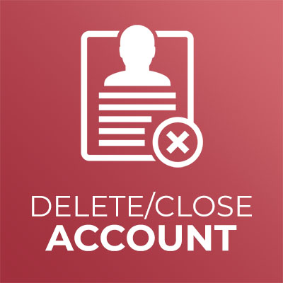 Delete/Close Account